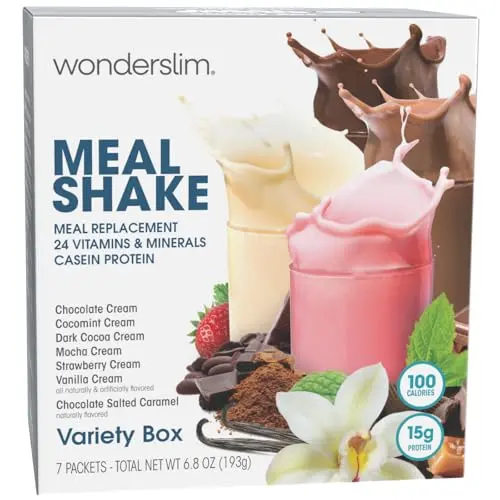 WonderSlim meal replacement shake variety pack
