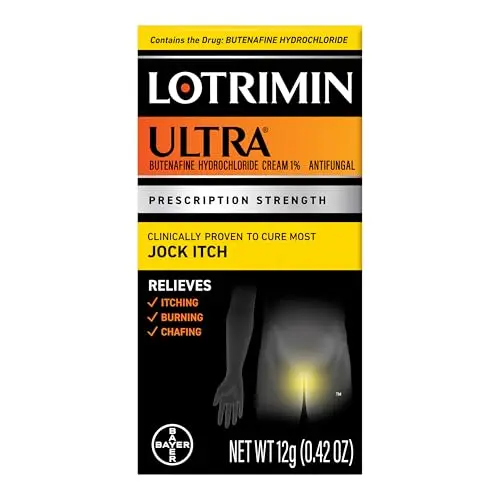 Lotrimin Ultra antifungal cream tube for jock itch relief