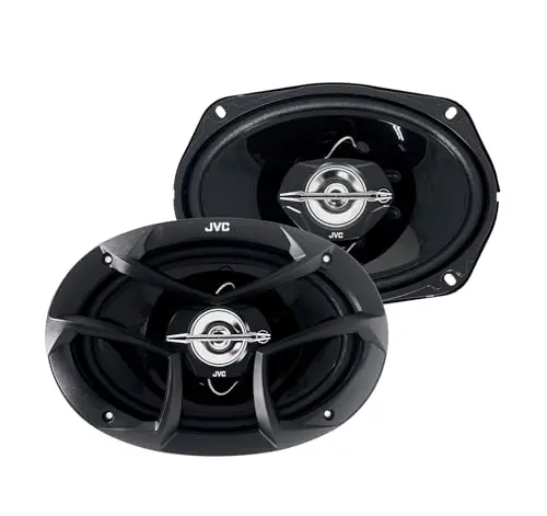 JVC CS-J6930 6x9 3-way car speakers with carbon mica woofer for enhanced bass