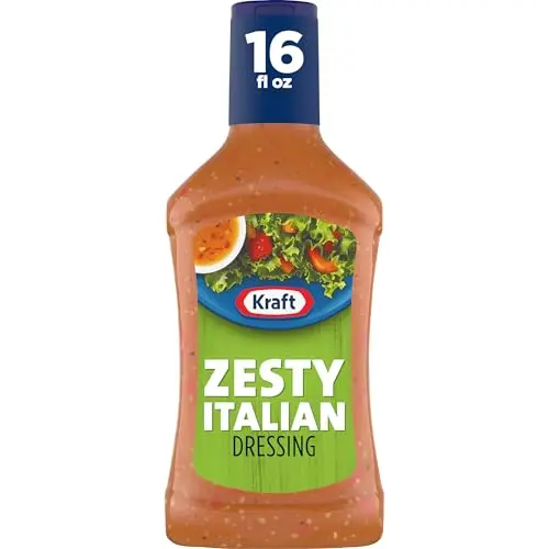 Kraft Zesty Italian Salad Dressing bottle