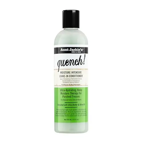 Aunt Jackie's Quench Moisture Leave-In Conditioner jar