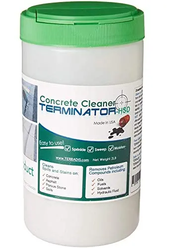 Terminator-HSD eco-friendly concrete oil stain remover powder container