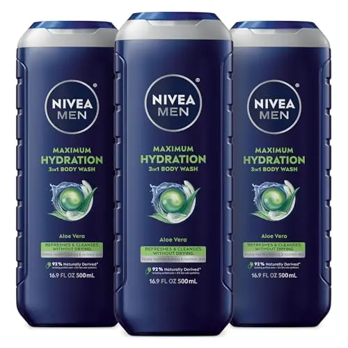 NIVEA Men Maximum Hydration Body Wash with aloe vera