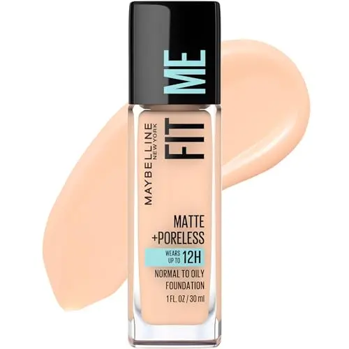Maybelline Fit Me Matte + Poreless foundation bottle