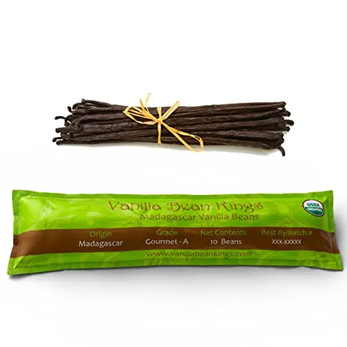 Vanilla Bean Kings Organic Madagascar Vanilla Beans package
