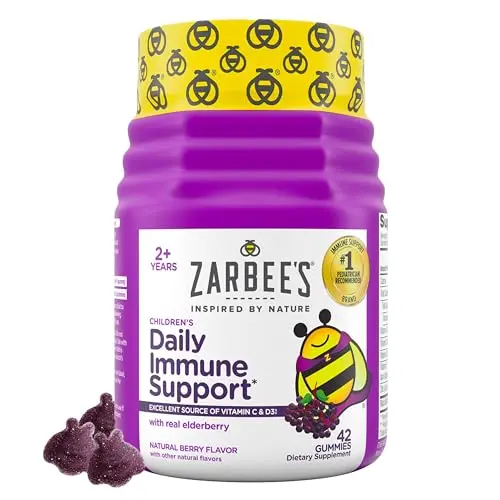 Zarbee's Kids Elderberry Immune Support Gummies bottle