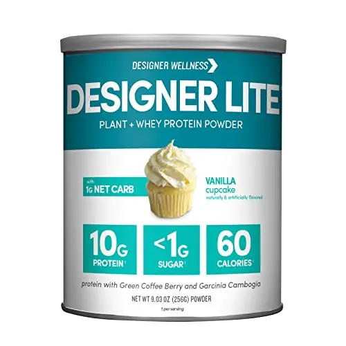 Designer Wellness Designer Lite protein powder canister