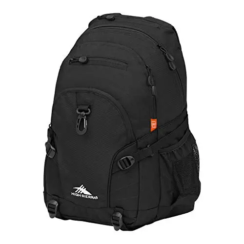 High Sierra Loop backpack with tablet sleeve and compression straps