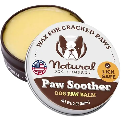 Natural Dog Company paw soother balm tin