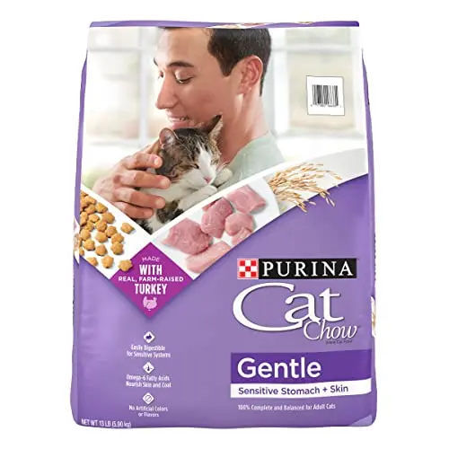 Purina Cat Chow Gentle dry cat food bag