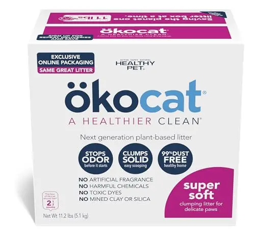 Ökocat Super Soft Wood Clumping Litter package