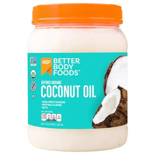 BetterBody Foods Refined Coconut Oil container