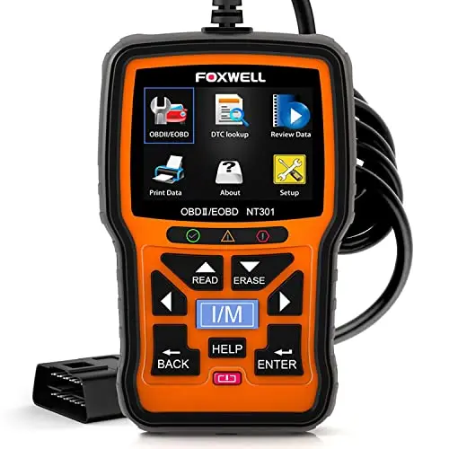 FOXWELL NT301 scanner with live data display