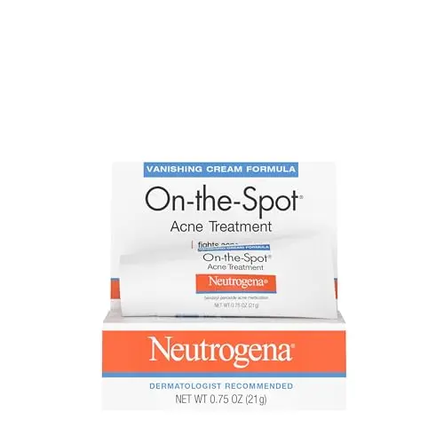 Neutrogena acne spot treatment cream with benzoyl peroxide