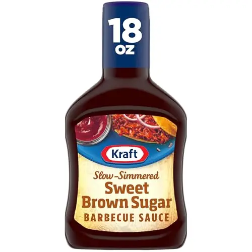 Kraft Sweet Brown Sugar BBQ Sauce bottle