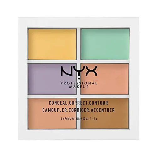 NYX Color Correcting Concealer Palette with six shade options