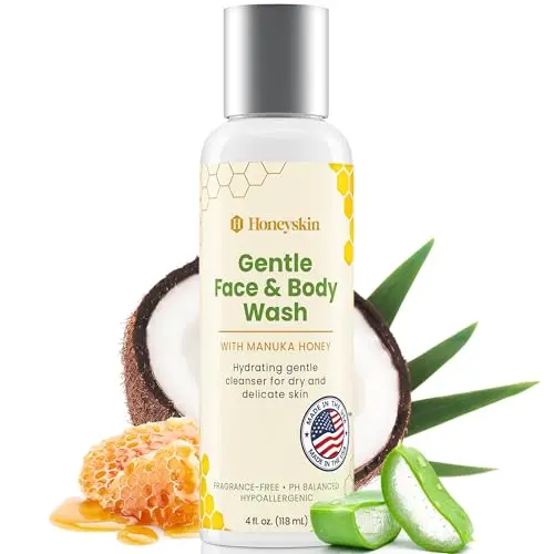Honeyskin Face and Body Wash with Manuka honey for sensitive skin