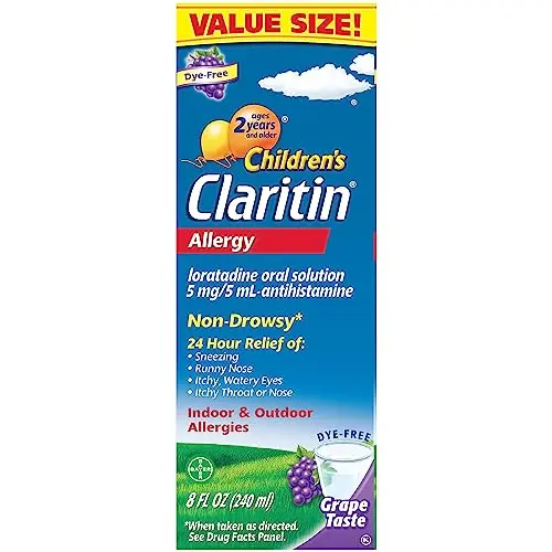 Claritin Children's 24-Hour Non-Drowsy Allergy Medicine liquid