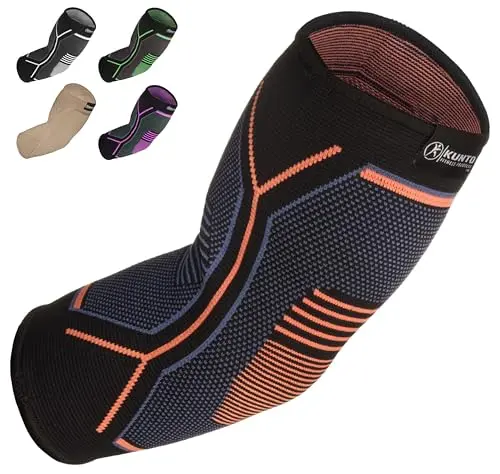 Kunto Fitness elbow compression support sleeve