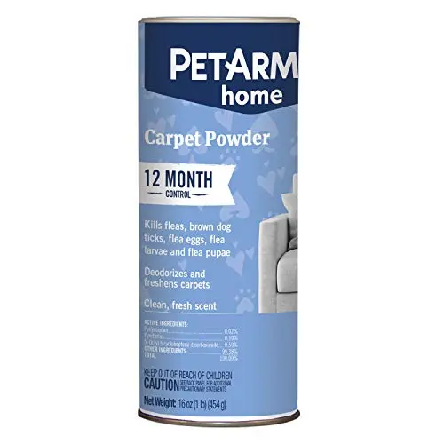 PETARMOR flea and tick carpet powder container