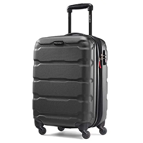 Samsonite Omni PC hardside expandable luggage in black