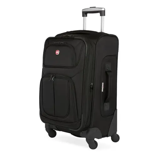 SwissGear Sion softside expandable luggage in black