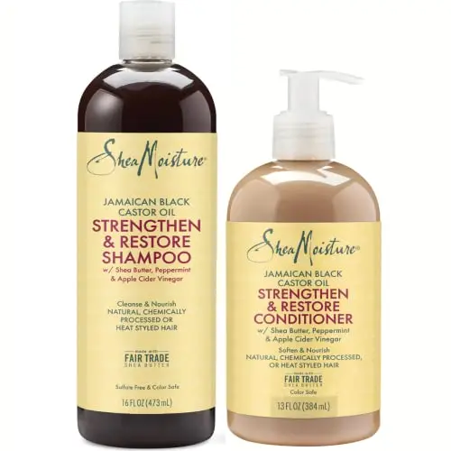 Shea Moisture Jamaican Black Castor Oil Shampoo and Conditioner Set