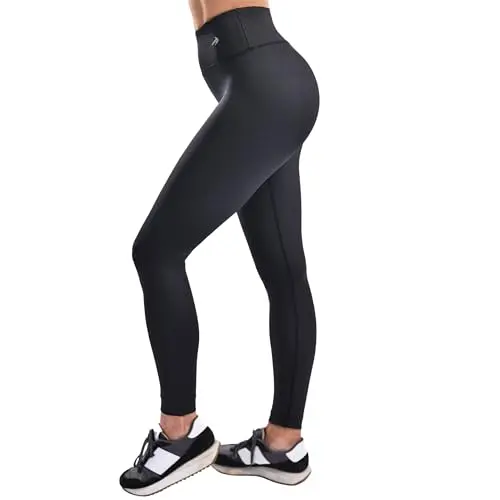 CompressionZ women's high waisted compression leggings for workout and yoga