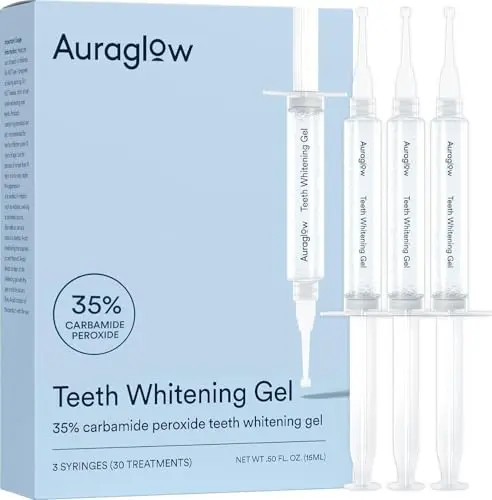 Auraglow teeth whitening gel for sensitive teeth