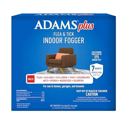 Adams Plus flea and tick indoor fogger cans
