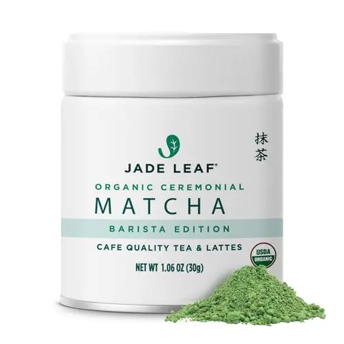 Jade Leaf Organic Ceremonial Matcha Powder in packaging