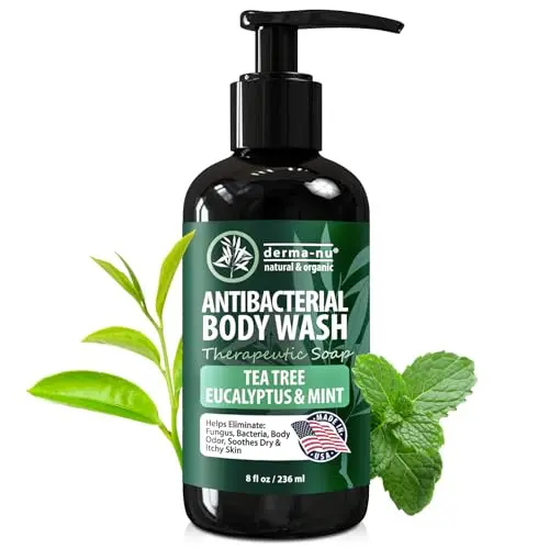 Derma-Nu Antibacterial Body Wash bottle