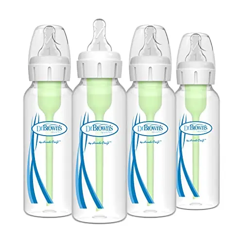 Dr. Brown's Natural Flow Anti-Colic baby bottle with internal vent system