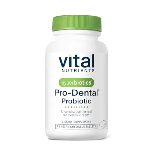 Hyperbiotics Pro Dental probiotic mint tablets