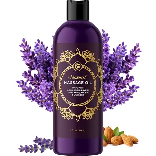 Maple Holistics Sensual Massage Oil with lavender scent