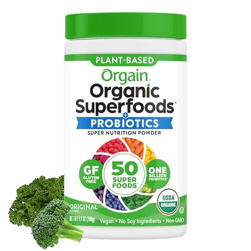 Orgain Organic Greens Powder with superfoods