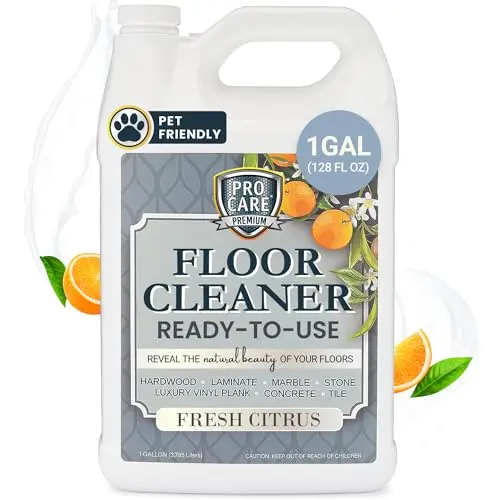 ProCare Floor Cleaner gallon bottle with citrus aroma