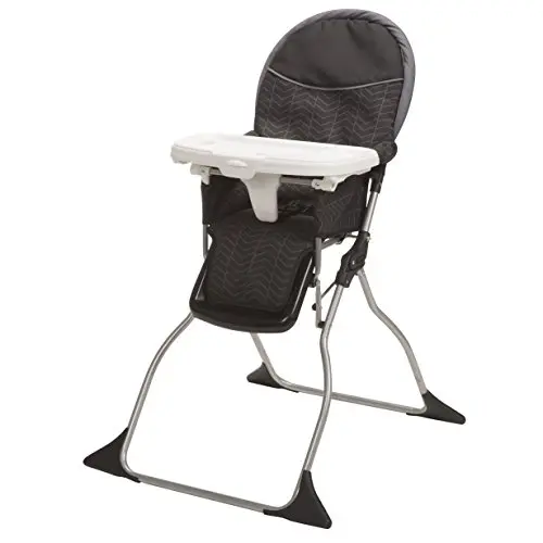 Cosco foldable high chair in black arrows design