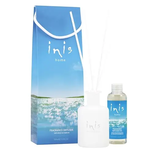 Inis the Energy of the Sea Reed Diffuser bottle with ocean-inspired design
