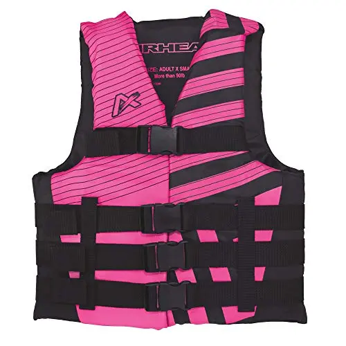Airhead Women's Trend Life Jacket in pink with adjustable closures