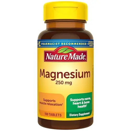 Nature Made Magnesium Oxide supplement bottle