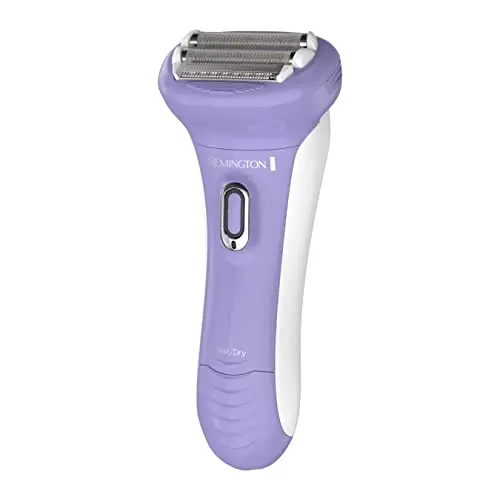 Remington Smooth & Silky electric shaver for women with 4 blades and almond oil strip