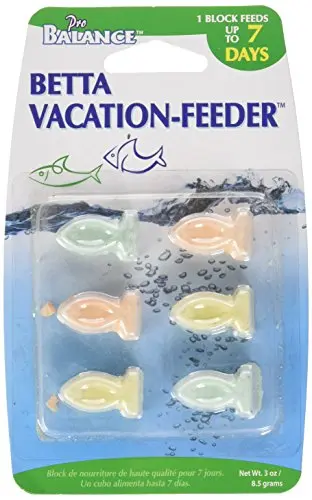 Penn-Plax betta blocks for weekly feeding