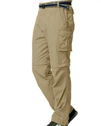 JESSIE KIDDEN men's convertible hiking pants that zip off into shorts