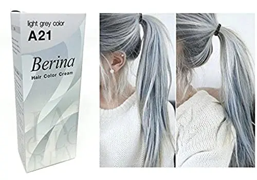Berina Light Grey Silver hair color