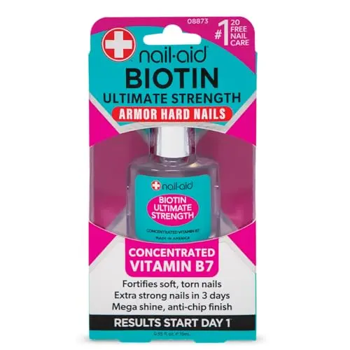 Nail-Aid Biotin Ultimate Strength nail treatment bottle