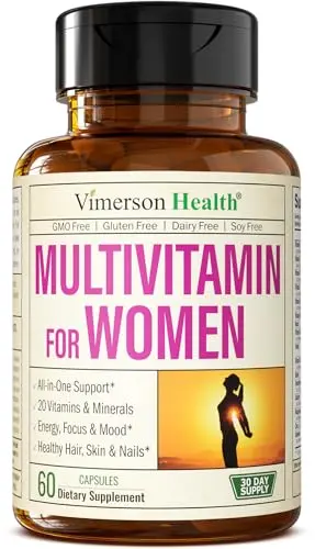 Vimerson Health Multivitamin for Women bottle and capsules