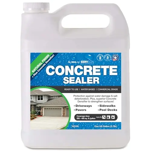 Serveon Sealants concrete sealer on driveway surface