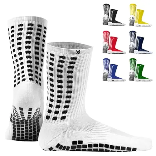Lux Dual Grip soccer socks with GripArray technology