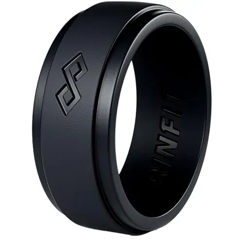 Rinfit patented silicone ring in black